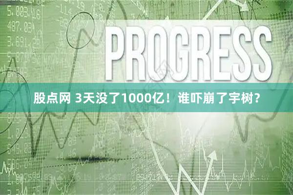 股点网 3天没了1000亿！谁吓崩了宇树？